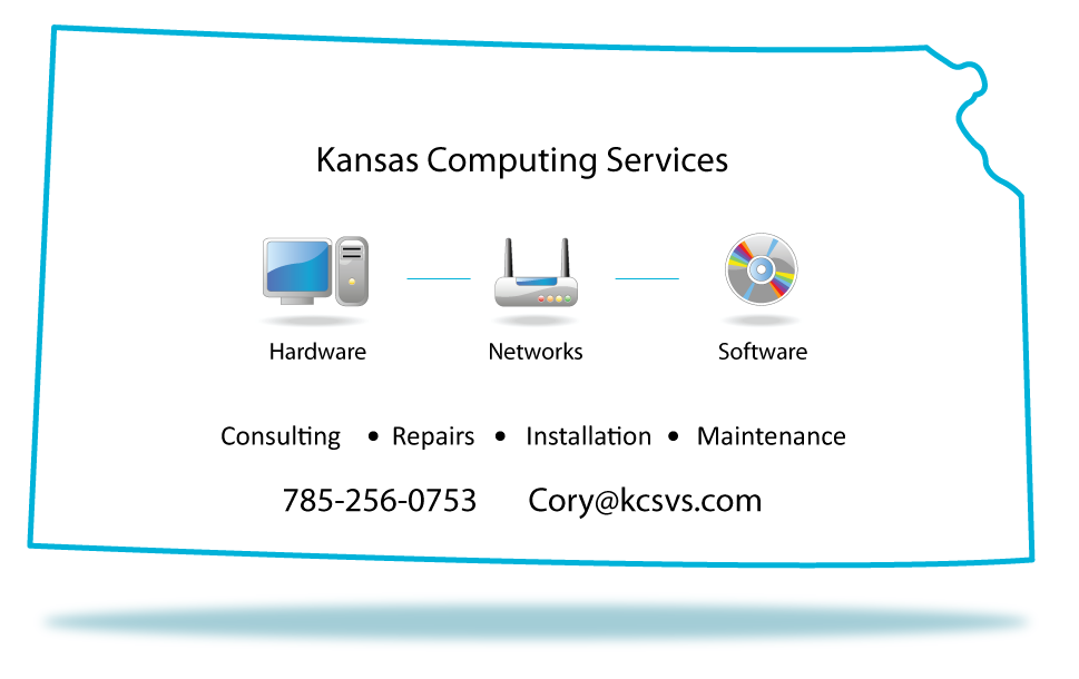Kansas Computing Services, 785-256-5918 (Topeka) and 913-660-9554 (Kansas City), providing a wide range of hardware, networking, and software consulting, installation, and repair services to businesses and residents in all of Kansas and western Missouri, parts of and now Texas!  Located in Topeka, Kansas.

About Us:

Kansas Computing Services is owned by Cory Zipperle, a 25-year veteran in the computing industry.  He has a wide array of experience with all kinds of computer hardware, software, and networking devices and methods.  He has worked on everything from the common household computer to the robust business workstations  and small business and enterprise class servers.

Please browse our site to learn more about how e can help you with hardware, software, and network solutions, including:

Website and Email Hosting: - Our servers boast 99.9% guaranteed up-time an unparalleled spam filtering by SpamSoap.  You�ll rarely have to deal with that silly �[spam]� tag that is so commonly found in today�s �spam filtering� products.  Instead, you�ll get a single email each day with a very short list of questionable items that you can either release into your mailbox or delete.  Our web hosting and spam cleaning will ensure that this headache all but vanishes.

Recycling: If you have a computer or computer hardware that you would like to dispose of, please call us!  We pickup and provide safe recycling services for your unwanted computer equipment including monitors, mice, keyboards, printers, and anything else you can think of.  Every computer will have its hard drive removed and erased using standards that conform to Bruce Schneier�s algorithm, Canadian OPS-II, DoD 5220.00 M, Gutmann�s Algorithm, German VSITR, HMG IS5 Baseline, HMG IS5 Enhanced, Navso P-5329-26 (RL) Navso P-5329-26 (MFM) NCSC-TG-025, Russian GOST p50739-95, US Army AR380-19, US Air Force 5020, the One-pass Zeros method and the One-pass random characters method ensuring that your data is never seen again.  After all your data is cleared, your old equipment will be turned over to a professional recycling company.

Hardware:

With so many options to choose from, knowing what to buy can be a daunting task.  Will a cheap computer work, or will you benefit from a more expensive and  powerful machine?  How do you know that the company you are buying from has a good reputation?  Kansas Computing Services works with a wide array of computer and computer part vendors ensuring that we�ll help you make the best decisions to help you reach your goals.

Unlike most companies that are obligated to sell only the products that they have in stock or those that they are contracted to sell, we only promote the products that have a long track record of good customer support and good product reliability.  If you already have preferred vendors, we are perfectly willing to work with them.  There�s no need to change if you don�t want to.

When you hire Kansas Computing service for your home or business, you can count on us to conduct a detailed assessment of your needs and even ask questions that you might not have thought of yourself.  This will help us ensure that you have the right computer for your software, your budget, and your personality.


Networks:

These days, networks are almost commodities.  Just about every house has some kind of network, and even if you have just one computer connected to the Internet, you have network.  As common as they are, and as easy as they can be to set up and use, sometimes networks can misbehave.  Even worse, improper setup can attract visitors who don�t have your best interests at heart - including those who would sell your most private information to the highest bidder.

Additionally, networks that are poorly setup can contribute to extra downtime where you can�t use your computer(s) and reduce productivity.  My goal with every network installation is to minimize the risk of downtime and maximize speed with the clever use of hardware, vitalization, and planning. Proper installation can easily reduce to a few minute the amount of downtime that used to last for hours.

Rates:

Labor: All computer networking and consulting services run $40 per hour.  There is a two hour minimum for every job.  For Topeka and Shawnee county businesses and residents, the clock starts once I am on site.  For everybody else, the clock starts when I depart for your location.  For emergencies (Gotta have it fixed NOW!) the rate is double time.  I will always tell you if a job that will cost double time before arriving to do the work.

Rates and per diems may change for multiple-day projects that require more than an hour or two of drive time.  This will all be negotiated in advance, ensuring that there are no surprises.

Parts: To keep prices down and to ensure access to inventory, I do not stock any parts.  Instead, parts are purchased from local or online vendors on an as needed basis and depending on your budget.  I do not charge extra for parts unless you are paying with a credit card in which there will be a $.50 + 5% fee added to the price of the parts to cover credit card transaction fees.  Whatever I pay for something, you pay too.

Hosting:  I provide a wide range of 99.7% spam free hosting and email services.  Prices vary on the number of email boxes you want and other requirements for your web service.  Please contact me to discuss your hosting needs.

Recycling:  Recycling rates are $10 for each computer or computer peripheral and $25 for each computer monitor.  All recycling pickups have a $20 minimum charge.  ALL data will be destroyed according to Bruce Schneier�s algorithm, Canadian OPS-II, DoD 5220.00 M, Gutmann�s Algorithm, German VSITR, HMG IS5 Baseline, HMG IS5 Enhanced, Navso P-5329-26 (RL) Navso P-5329-26 (MFM) NCSC-TG-025, Russian GOST p50739-95, US Army AR380-19, US Air Force 5020, the One-pass Zeros method and the One-pass random characters method before turning the computer over to a professional recycling facility.

Software:  Hardware may be the core of what drives your computing experience, but software is what we interact with each time we use our computers.  Sadly, software can be more difficult to manage than the hardware.  Even with the most perfect hardware, software doesn�t always like to play nice.  In fact, most of the problems in nay computer comes down to poor software management and configuration.

We have extensive experience in working with various types of software including specialized medical databases such as PodMED and Avimark, several different accounting packages such as Quickbooks and Bureau of National Affairs� document software, church data  bases products such as Servant Keeper by Servant PC Resources and ACS by ACS Technologies.

We also have extensive experience with all the Microsoft operating system platforms both for workstations and servers, Linux operating systems such as Ubuntu desktop and server, Debian, and Fedora Core.  Then there are the common applications like everything in Microsoft Office, Open Office, and Google Docs, various email applications such as Thunderbird, Outlook express, and Outlook.